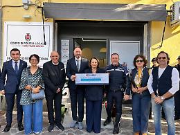 L'assessore Regimenti in visita alla nuova sede distaccata della Polizia Locale di San Felice Circeo
