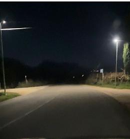 Ancora nuovi lampioni sulle intersezioni della strada provinciale Le Pastine