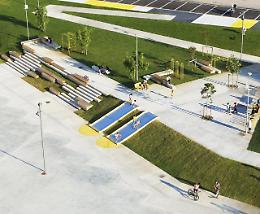 I lavori in piazza della Comunità Europea approdano alla Biennale del Design in Portogallo