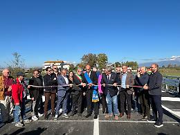 Inaugurato oggi il nuovo ponte sulla Ninfina  II