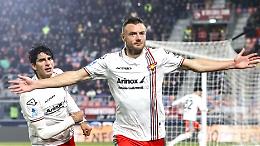 La Cremonese gela le ambizioni del Bologna
