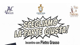 Pietro Grasso incontra gli studenti del Virgilio per presentare la graphic novel “Da che parte stai?”