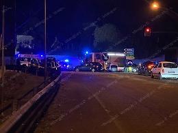 Scontro sull'Appia, due persone finiscono in ospedale