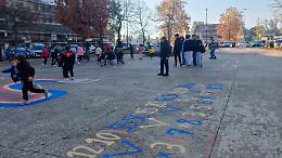 Piazza Moro, inaugurati i giochi realizzati dagli studenti del Galilei–Sani