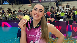 Aprilia, Giulia Mancini sul tetto del mondo con Scandicci