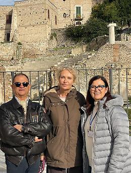 Terracina, arriva Licia Col&ograve;: un set d&rsquo;eccezione per la promozione della Via Francigena