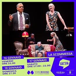 La scommessa sul filo dei sentimenti: prima commedia dell'anno al teatro Moderno