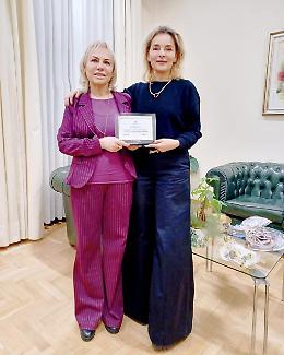 Clara Galante, il sindaco Celentano premia l&rsquo;attrice pontina