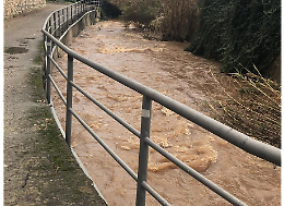 Torrente Pontone sotto controllo a Gaeta: rischio esondazione  