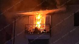 Appartamento in fiamme a Fondi, ora le verifiche sulle cause
