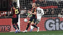 Il Napoli passa a Genova grazie ad un rigore di Hojlund al 95'