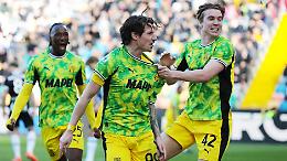 Il Sassuolo ribalta l'Udinese grazie a Laurient&eacute; e Pinamonti