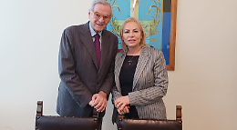 Centenario, primo incontro istituzionale tra il sindaco Celentano e il presidente Zaccheo