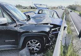 Ricoverato in coma dopo il frontale sulla Pontina