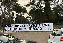 Striscione choc al Parco Comunale, ora indaga la Digos