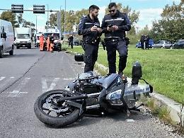 Tragica caduta in moto, centauro muore sul colpo