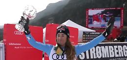 Sofia Goggia vince la Coppa del Mondo di SuperG