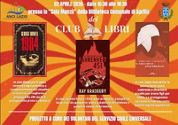 Ad Aprilia parte il progetto di lettura condivisa, nasce il &ldquo;Club dei libri&rdquo;