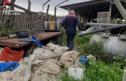 Sabaudia, scoperto deposito illegale di rifiuti con combustione nel Parco Nazionale del Circeo