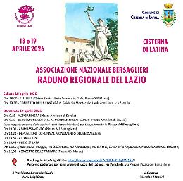 Cisterna in festa per il Raduno regionale dei Bersaglieri del Lazio 2026