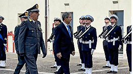 Gaeta, focus sulla sicurezza in mare: il ministro Musumeci visita la Cavour