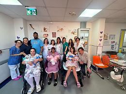 Tre parti gemellari in 24 ore al Goretti: sei neonati in arrivo
