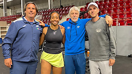 Daniele Silvestre e la "stella" Tyra Grant