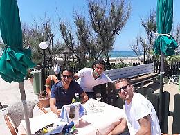 Un pranzo in riva la mare per Ciro Immobile e Simone Inzaghi