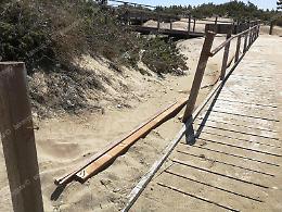 Vandalizzato l'accesso in spiaggia per persone con disabilità