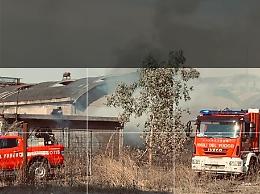 Vasto Incendio nell'area della ex Pozzi Ginori, le segnalazioni