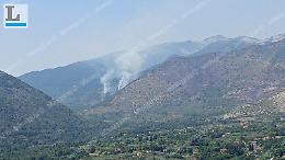 Terzo incendio in tre giorni: sui monti Lepini ora è allarme per i roghi