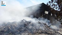Incendio Loas: valori di diossina tre volte e mezzo quelli dell'Eco X
