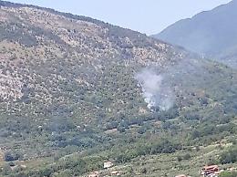 Incendio sui Lepini: due ettari di verde divorati dalle fiamme