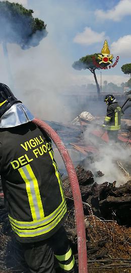 Fiamme a ridosso della Pontina: 50 interventi per spegnere l'incendio
