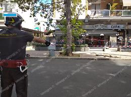 Cade il ramo di un platano in strada: ferita una donna di 45 anni