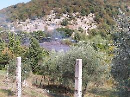 Monte Acuto torna a bruciare: nuovo incendio sui Lepini