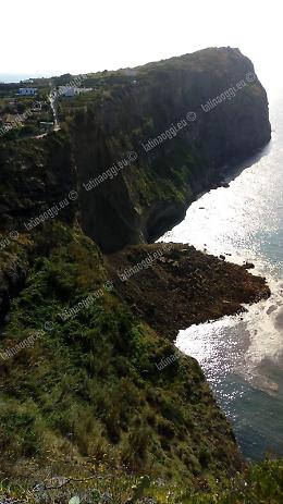 Frana sull'isola di Ventotene, il cedimento dovuto alla pioggia