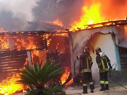 Incendio devasta il ristorante "L'Oasi di San Valentino"