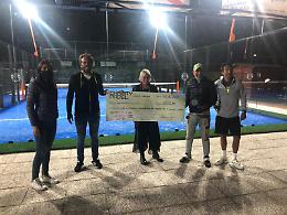 Charity Padel: raccolti 2.450 euro per l'ospedale Santa Maria Goretti