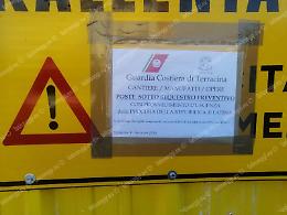 Terracina, sigilli della guardia costiera al cantiere dell'ex Pro Infantia
