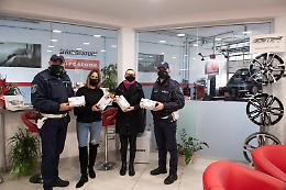 Coronavirus, 5mila mascherine donate dalla Pneus Service alla città