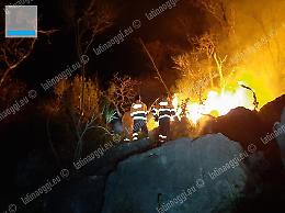 Bruciano gli Aurunci: in fumo trentuno ettari di macchia mediterranea