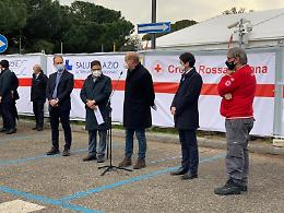 Covid, inaugurato alla stazione Termini l'hub per i vaccini