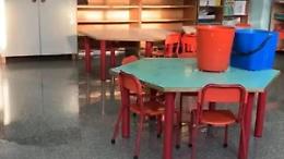 Classi allagate, Coletta costretto a chiudere la scuola in via Bachelet