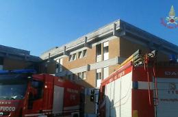 Principio di incendio all'Alberghiero