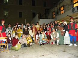 Presepe vivente, successo in piazza Valadier