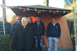 Il Natale del Vescovo con gli operai dell'Aviointeriors