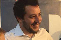 Matteo Salvini arriva a Latina per lanciare la campagna elettorale