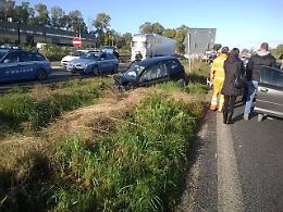 (FOTO GALLERY) Maxi tamponamento al km 67: la Pontina &egrave; bloccata