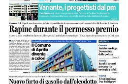 CHIEDI AL TUO EDICOLANTE LATINA OGGI IN ABBINAMENTO CON IL GIORNALE